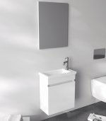 Meuble Salle De Bain 45Cm Blanc Lidya – Image 2