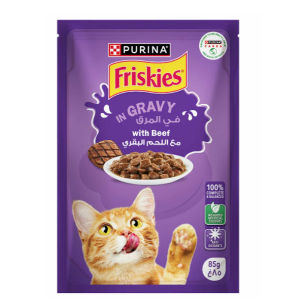 Pochon Friskies Purina pour chat au poulet  85 g