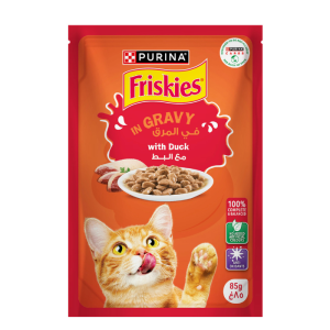 Pouchons friskies chats Canard  85 g