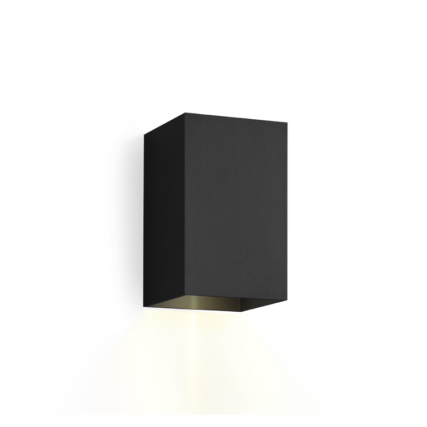 Applique noire interieur dore GU10 IP20