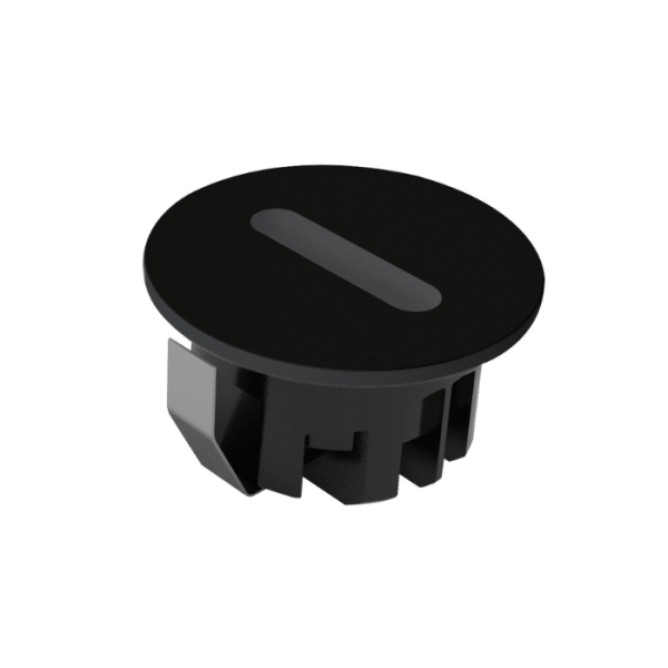 Balisage LED ROND 3w noir 3000k IP65 42mm