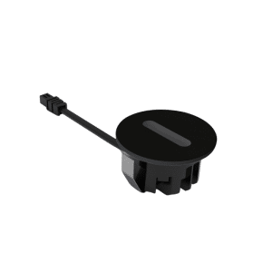 Balisage LED rond 3w noir 3000k IP65 42mm
