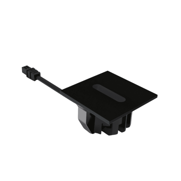 balisage LED carré 3W noir étanche IP65 3000K