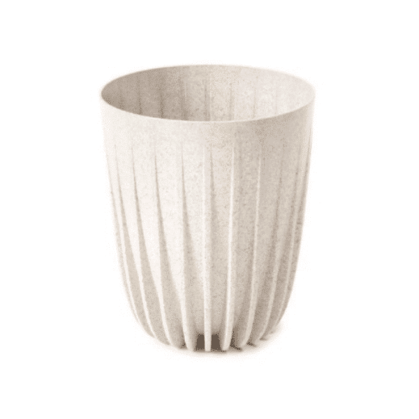Pot De Fleur Mira Wood 300 Mm Blanc