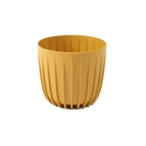 Pot De Fleur Cover Low Mira 20 Cm Ocre