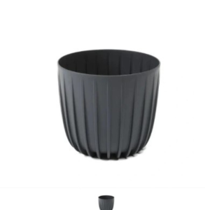 Pot De Fleur Cover Low Mira 20 Cm Anthracite