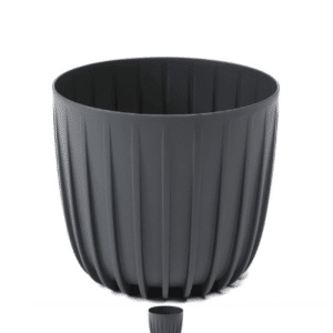 Pot De Fleur Cover Low Mira 240 Mm Antracite