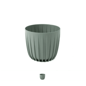 Pot De Fleur Cover Low Mira 240 Mm Vert Gris