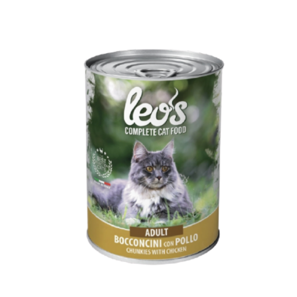Paté pour chat adulte Leo'S au poulet 415 g