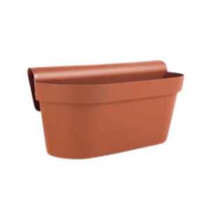 Pot De Fleurs Esprit 50 X 20 X 20 Cm Terre Cuite