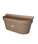 Pot de fleurs esprit 50 X 20 X 20 cm moka