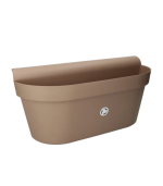 Pot de fleurs esprit 50 X 20 X 20 cm moka – Image 2