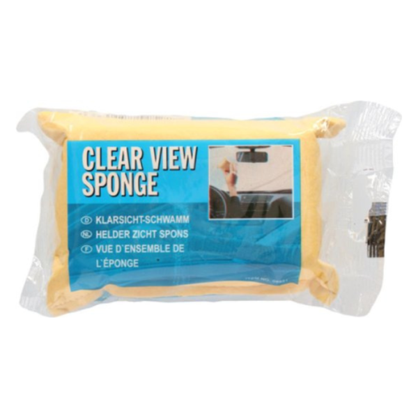 Éponge chamois vue clair pour cuir 2 assorti
