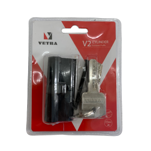Cylindre à points 60 mm 30X30 noir BLISTER laiton Vetra