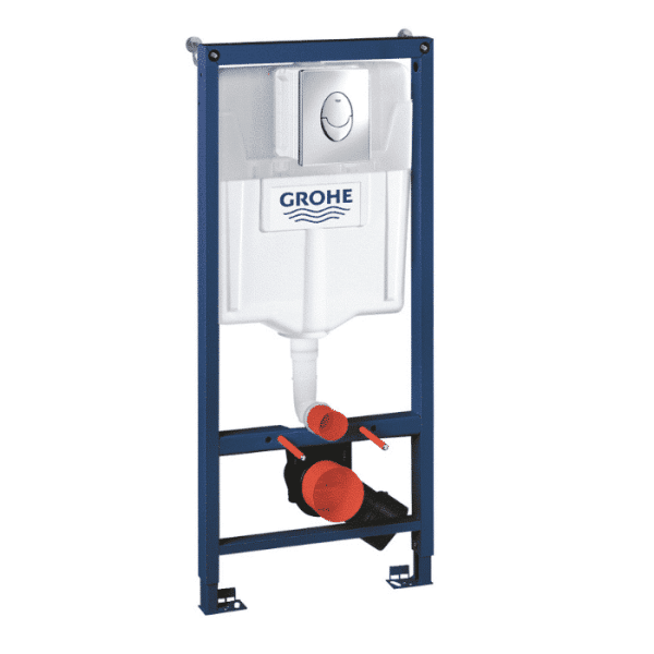 Bâti-Support Pour Wc Suspendu Avec Plaque De Commande Chromé Rapid Sl 1,13 M Grohe