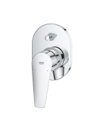 Mitigeur monocommande douche chromé pour encastrement mural Bauedge GROHE – Image 2