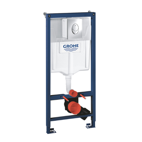 BâtiSupport Pour Wc Suspendu Avec Plaque De Commande Noir Rapid Sl 1,13 M Grohe