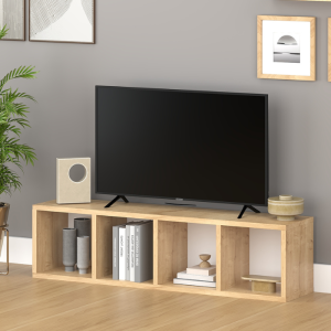 Rangement Horizontal 4 Compartiments Latte 66,4X131X131 Cm