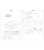 Rangement horizontal 4 compartiments Latte 66,4x131x131 cm – Image 5