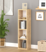 Rangement horizontal 4 compartiments Latte 66,4x131x131 cm – Image 2