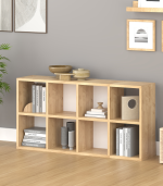 Rangement 8 compartiments Latte 66,4x131x31 cm