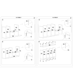 Rangement 8 compartiments Latte 66,4x131x31 cm – Image 4