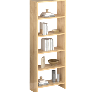 Bibliothèque À 5 Niveaux Latte165X60X28 Cm