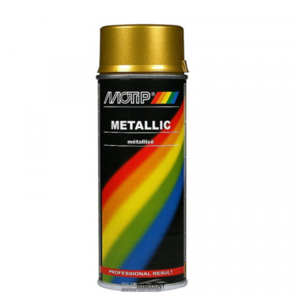 Bombe Aérosol Métallique Or 400 Ml