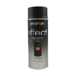 Spray Haute Température Noir 400 Ml Effet Déco