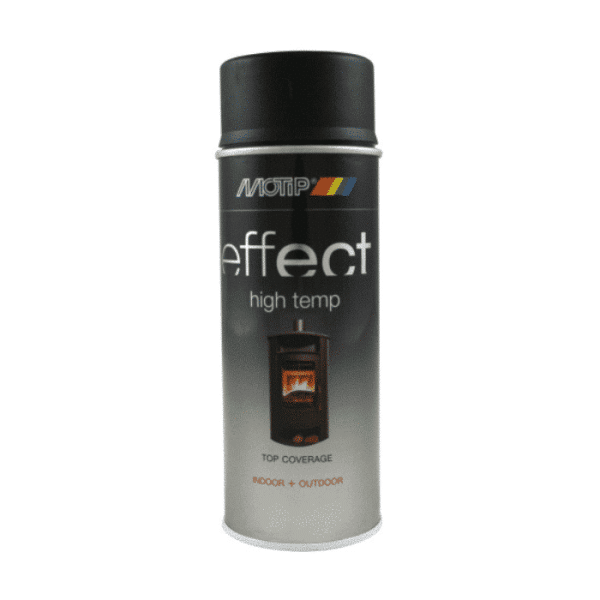 Spray Haute Température Noir 400 Ml Effet Déco