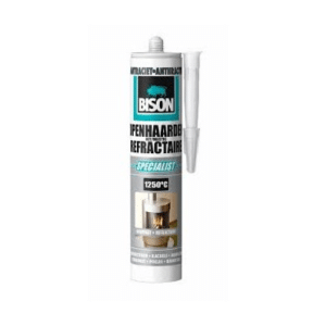 Kit Mastic réfractaire 530 g 1 250 °C noir