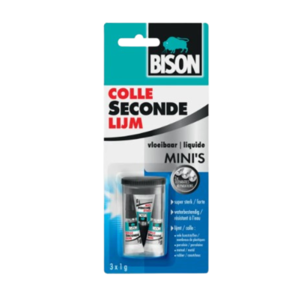 Colle seconde liquide 3x1g