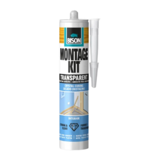 Colle de montage transparente, puissante et sans solvant, à base de dispersion acrylique 310g