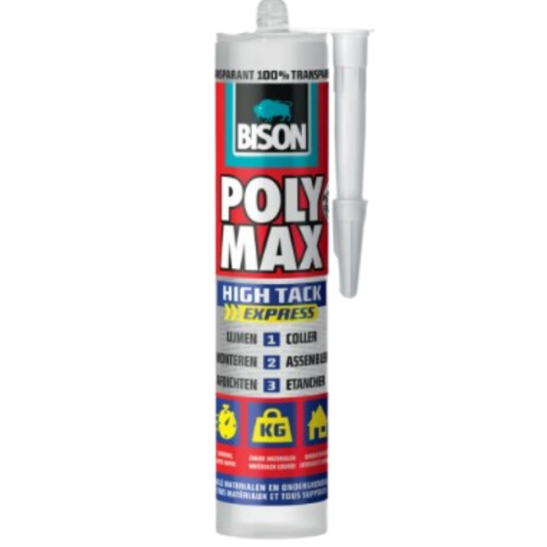 Colle de montage Poly Max  Prise immédiate Transparent 300 g