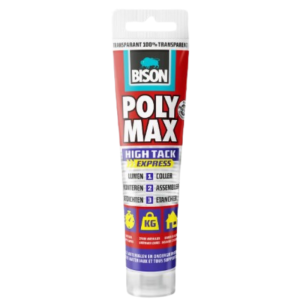 Colle de montage Poly Max  Prise immédiate invisible Transparent  115 g