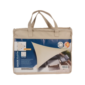 Toile d’ombrage 3x3x3m crème – Protection solaire élégante pour terrasse et jardin