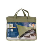 Toile d’ombrage 3x3x3m Vert – Image 2