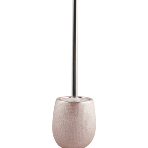 Brosse wc et socle céramique SHANGAI Rose argent
