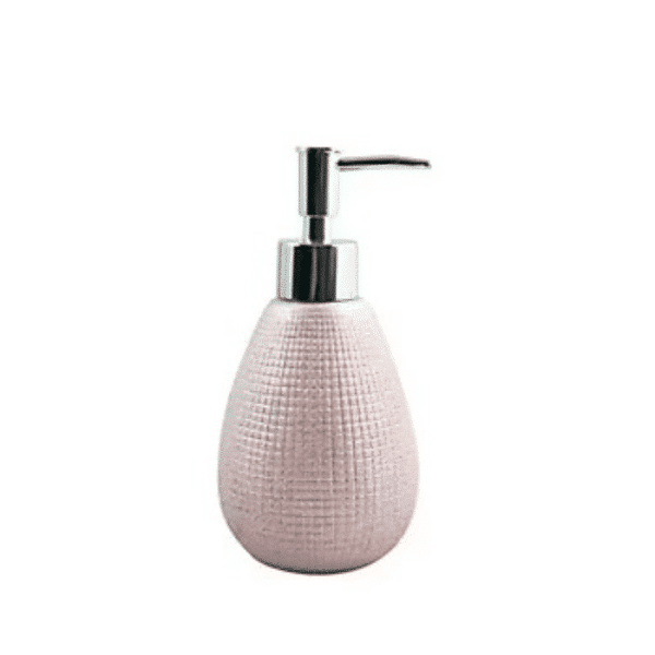 Distributeur de savon céramique SHANGAI Rose argent