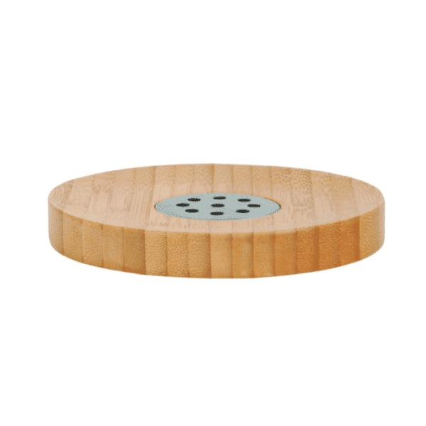 Porte savon bambou et Inox