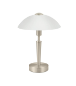 Lampe de table acier nickel mat E14 60W 260mm – Image 2
