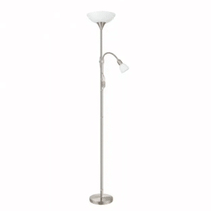lampadaire UP 2 nickel mat 1x60w