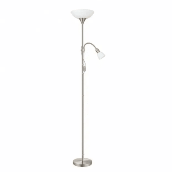 lampadaire UP 2 nickel mat 1x60w