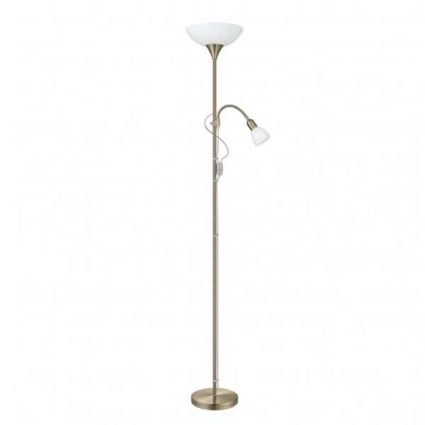 Lampadaire UP 2 acier bruni 1x60w