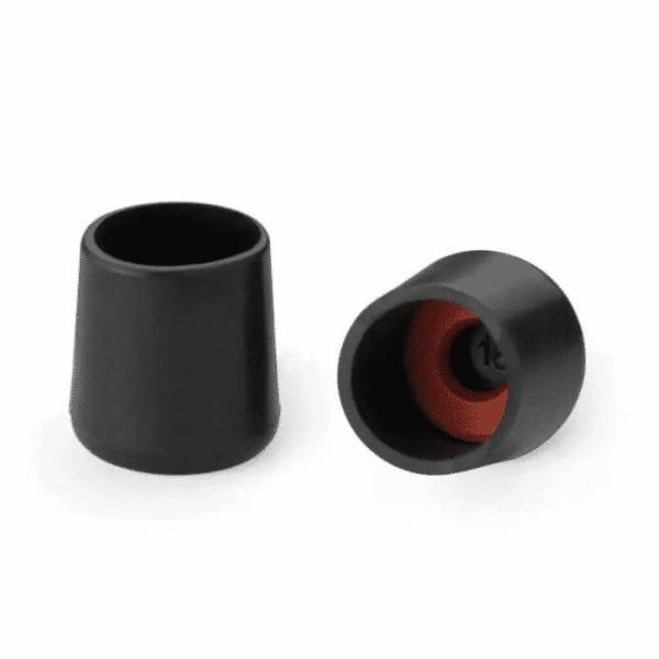 Lot 4 Embouts Rond Exterieur 30Mm Noir