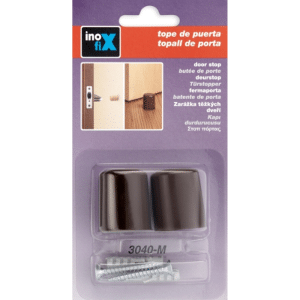 Butée De Porte Avec Vis Marron X2