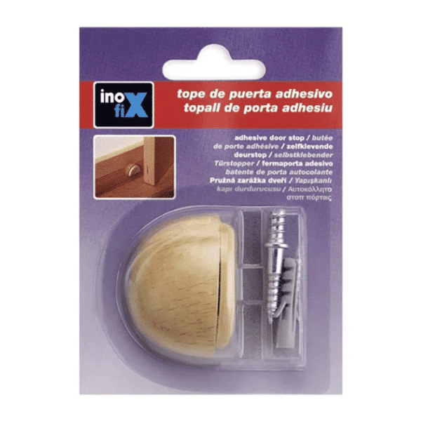 Butée De Porte Avec Vis Hêtre