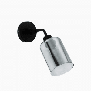 Applique e27 40w acier verre 115x290mm forestburg