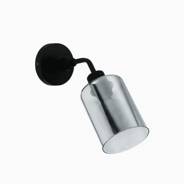 Applique e27 40w acier verre 115x290mm forestburg
