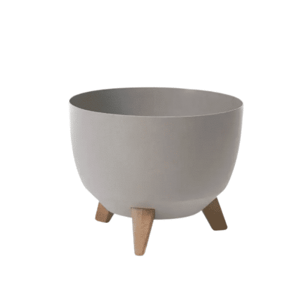 Pot De Fleurs Roma Ecologique 47Cm Gris Clair